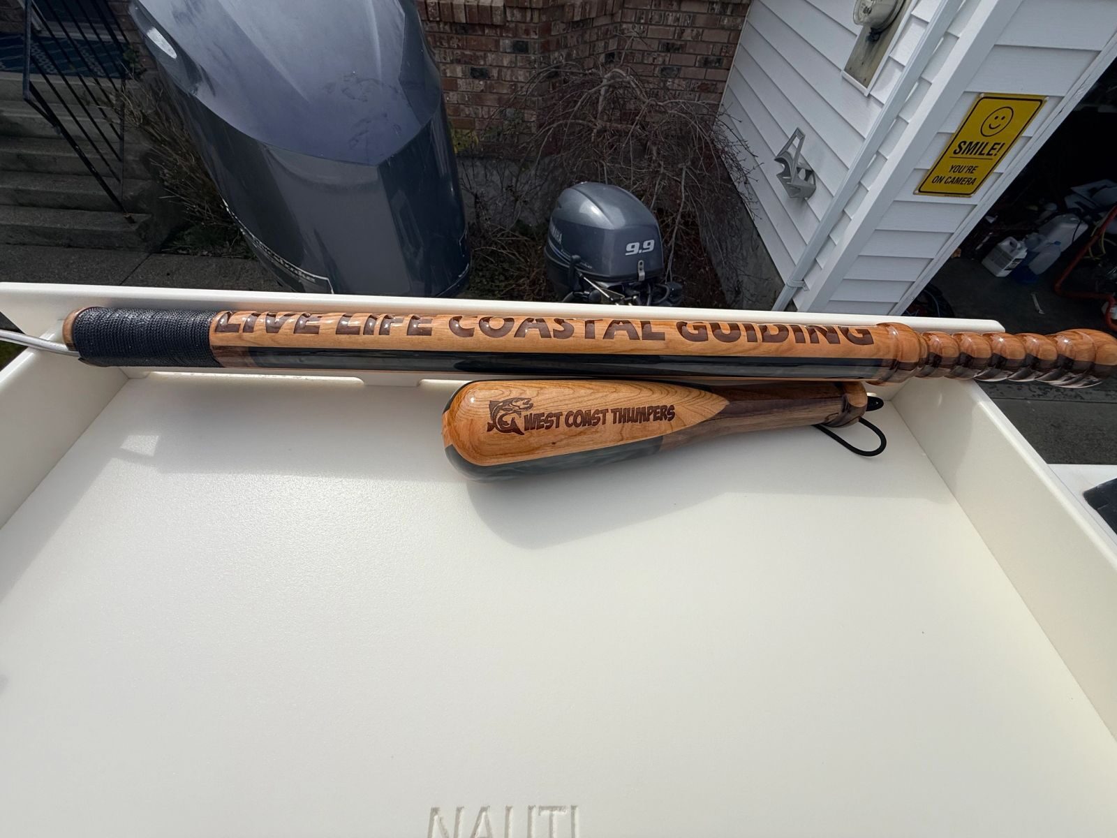 Live Life Coastal branded fishing equipment
